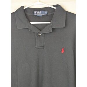 Polo Ralph Lauren Mens Black Short Sleeve Classic Fit Polo Shirt‎ XL